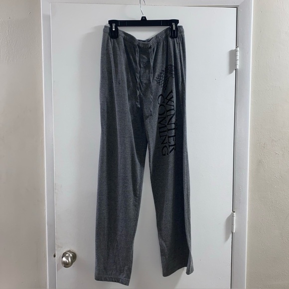 Winter Is Coming Gray Joggers - Picture 1 of 5